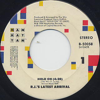 R.J.'s Latest Arrival / Hold On (7