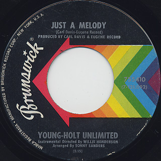 Young-Holt Unlimited / Just A Melody (45) front