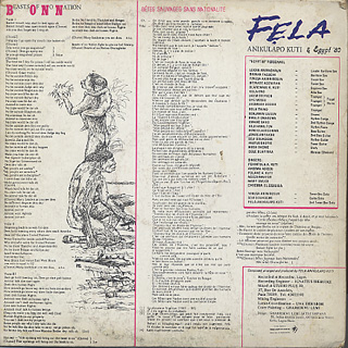 Fela & Egypt '80 / Beasts Of No Nation back