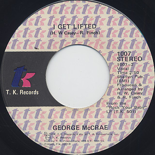 George McCrae / I Get Lifted (EX-) front