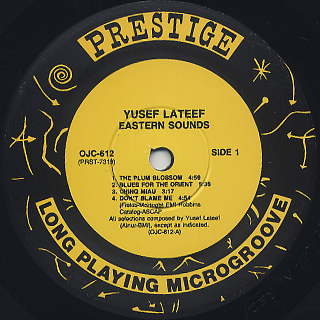 Yusef Lateef / Eastern Sounds label