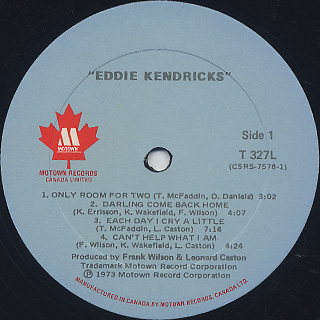 Eddie Kendricks / S.T. label