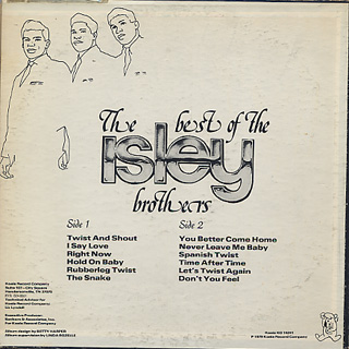 Isley Brothers / Best Of The Isley Brothers back
