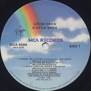 Loose Ends / A Little Spice label