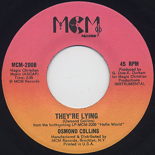Osmond Collins / They're Lying (7