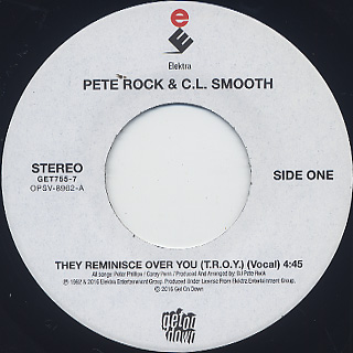 Pete Rock & CL Smooth / They Reminisce Over You (7