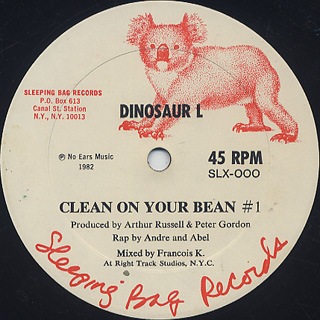 Dinosaur L / Go Bang! #5 c/w Clean On Your Bean #1 back