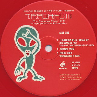 George Clinton & The P-Funk Allstars / T.A.P.O.A.F.O.M. label