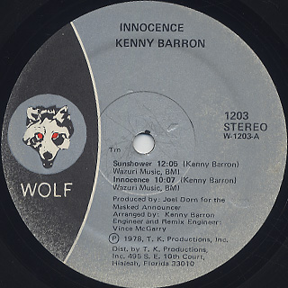 Kenny Barron / Innocence label