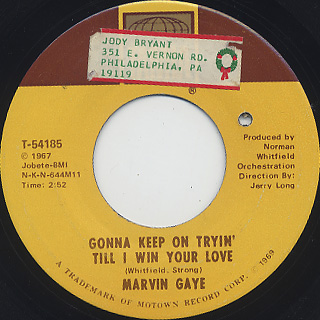 Marvin Gaye / That's The Way Love Is back