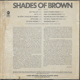 Shades Of Brown / S.O.B. back