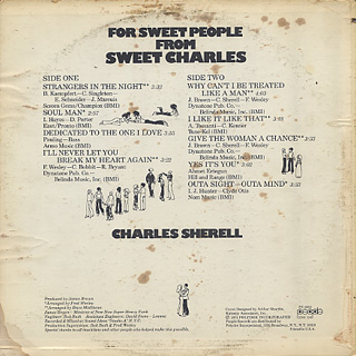 Sweet Charles / For Sweet People back
