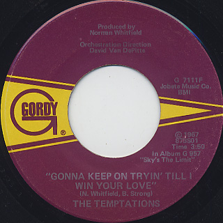Temptations / Superstar (Remember How You Got Where You Are) back