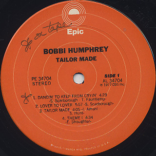 Bobbi Humphrey / Tailor Made label