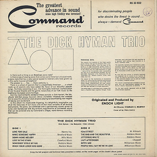 Dick Hyman And His Trio / The Dick Hyman Trio back