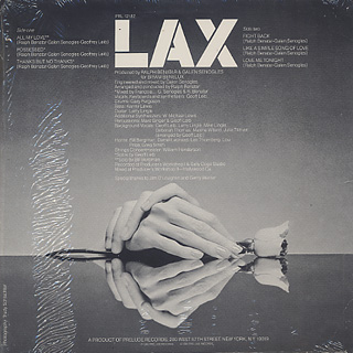 L.A.X. / All My Love back