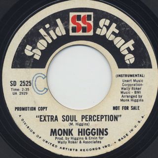 Monk Higgins / Extra Soul Perception c/w Watermelon Man
