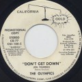 Olympics / Don't Get Down (On Yourself)