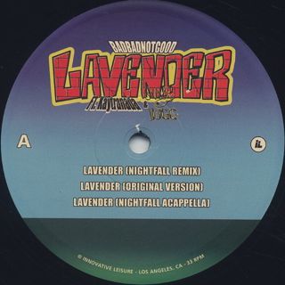 BadBadNotGood / Lavender ft.Kaytranada & Snoop Dogg (12) back