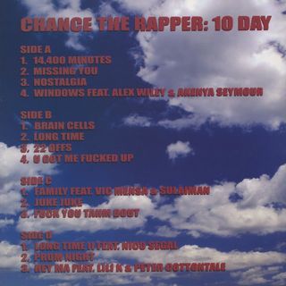 Chance The Rapper / 10 Day back