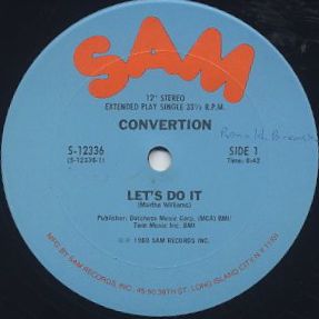 Convertion / Four Flights / Let's Do It c/w All I Want Is You back