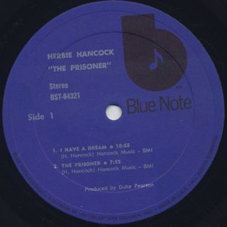 Herbie Hancock / The Prisoner label