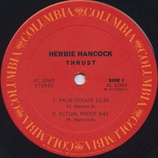 Herbie Hancock / Thrust label