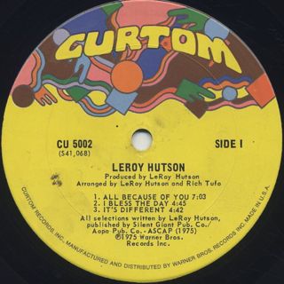 Leroy Hutson / S.T. label
