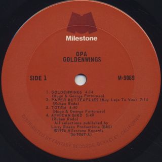 OPA / Goldenwings label