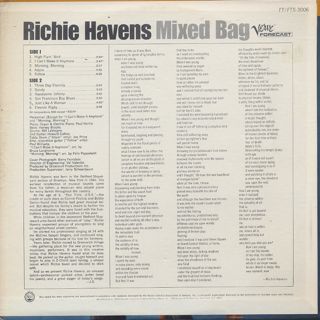 Richie Havens / Mixed Bag back