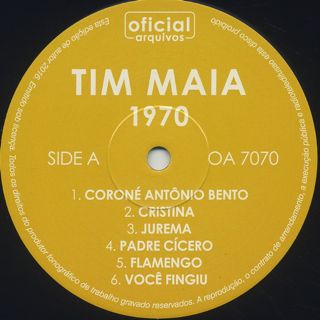 Tim Maia / 1970 label