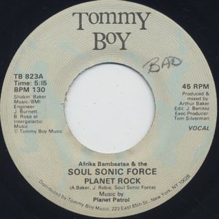 Afrika Bambaataa & The Soul Sonic Force / Planet Rock front