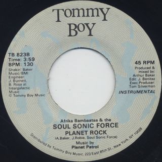 Afrika Bambaataa & The Soul Sonic Force / Planet Rock back