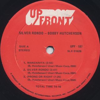 Bobby Hutcherson / Silver Rondo label