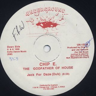 Chip E. The Godfather Of House / Time To Jack back