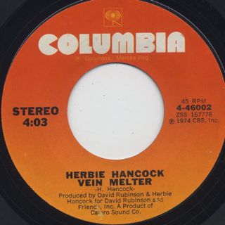 Herbie Hancock / Chameleon (45) back