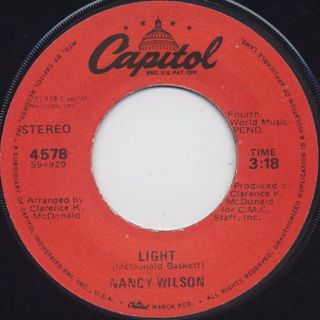 Nancy Wilson Light Im Gonna Let Ya Nancy Wilson Light Im Gonna Let Ya