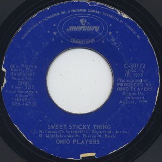 Ohio Players / Sweet Sticky Thing c/w Fire