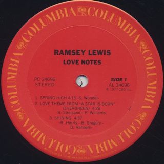 Ramsey Lewis / Love Notes label