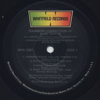 Rose Royce / Rainbow Connection IV label