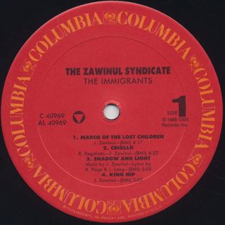 Zawinul Syndicate / The Immigrants label