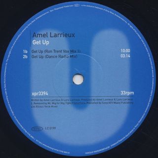 Amel Larrieux / Get Up Remix label