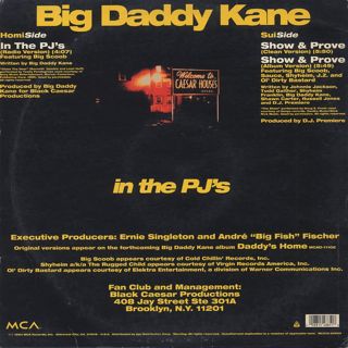 Big Daddy Kane / In The PJ's c/w Show & Prove back