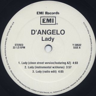 D'Angelo / Lady label
