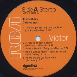 Delores Hall / Hall-Mark label
