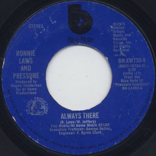 Ronnie Laws / Always There c/w Tidal Wave front