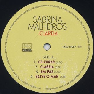 Sabrina Malheiros / Clareia label