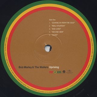 Bob Marley And The Wailers / Uprising label