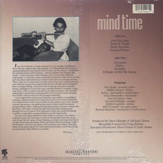 Dave Valentin / Mind Time back