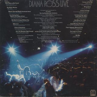 Diana Ross / Live At Caesars Palace back